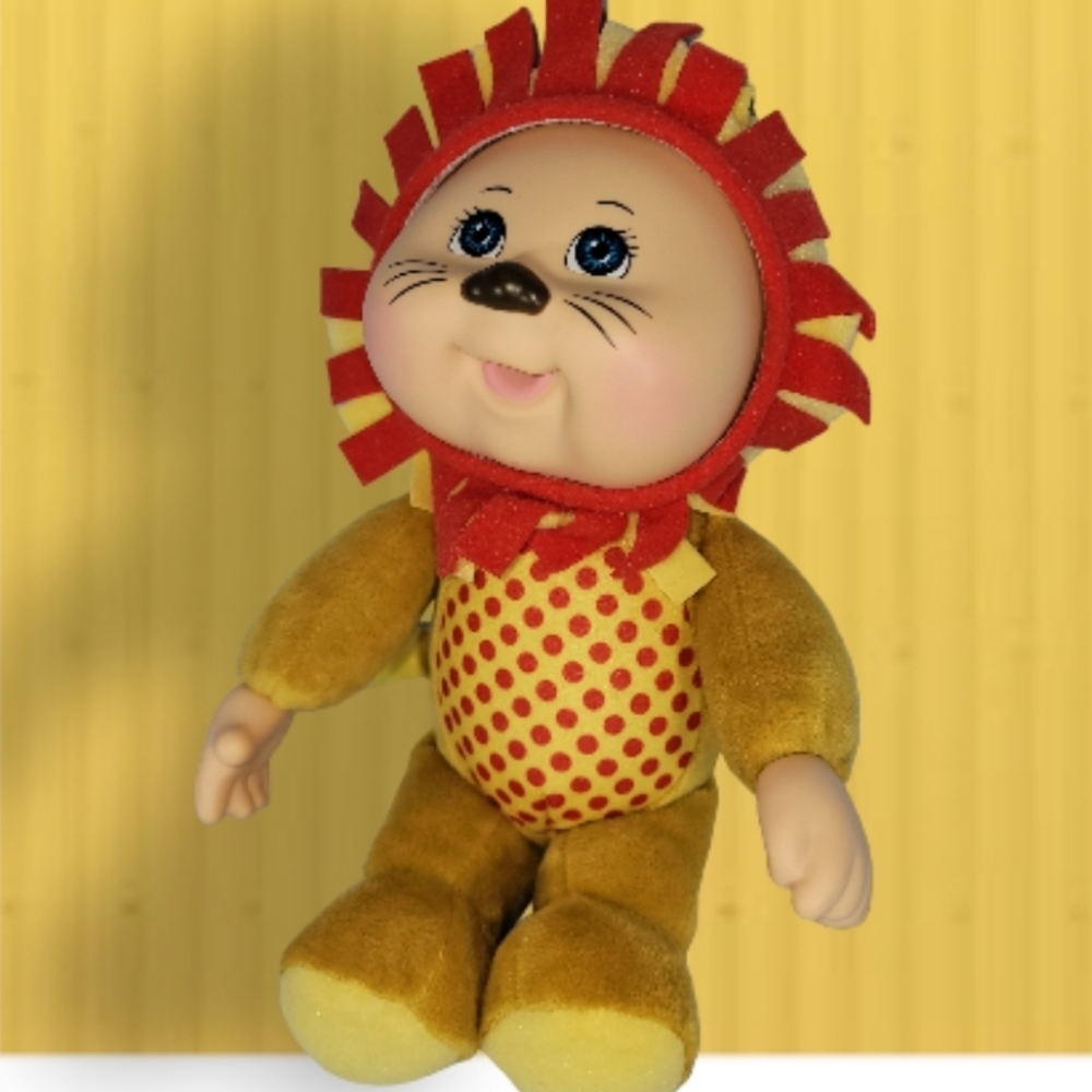 Cabbage Patch Kids Cuties Collectible 10" Zoo Friends Jaye Lion #121 Plush Doll